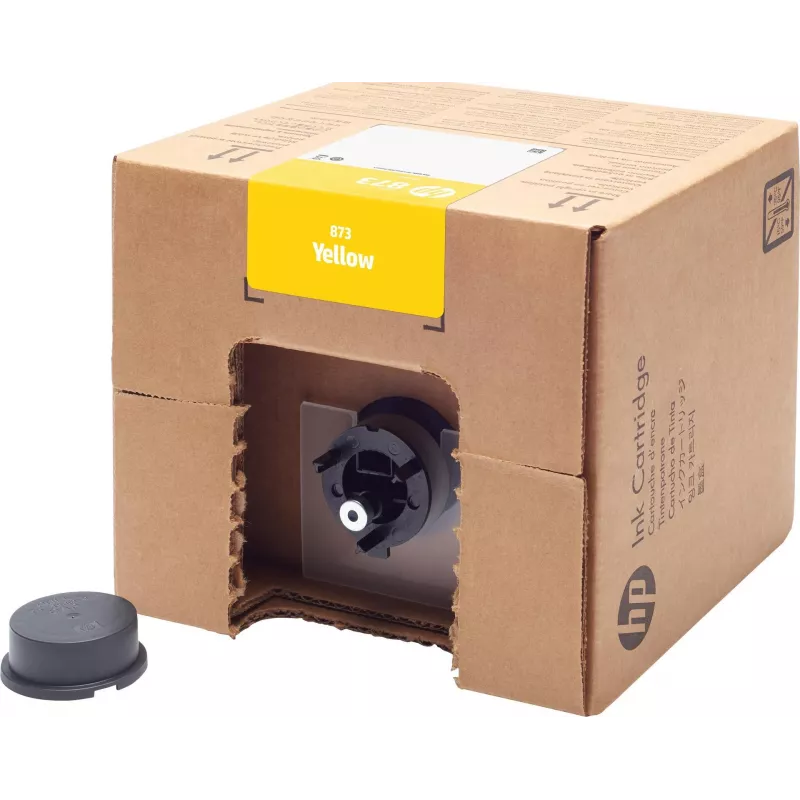 HP 873 tinteiro de látex original - 3 litros - amarelo - para HP Latex 800, 800 W