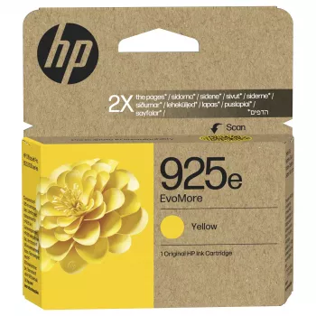 HP 925e EvoMore Tinteiro Amarelo Original - 800 Páginas