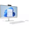 HP All-in-One 24-cr0009nf PC de secretária, Intel Core i5-1335U, 16 GB RAM, 512 GB SSD, 23,8 polegadas Full HD IPS ecrã, Windows 11 Home, branco (recondicionado)
