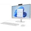 HP All-in-One 24-cr0009nf PC de secretária, Intel Core i5-1335U, 16 GB RAM, 512 GB SSD, 23,8 polegadas Full HD IPS ecrã, Windows 11 Home, branco (recondicionado)