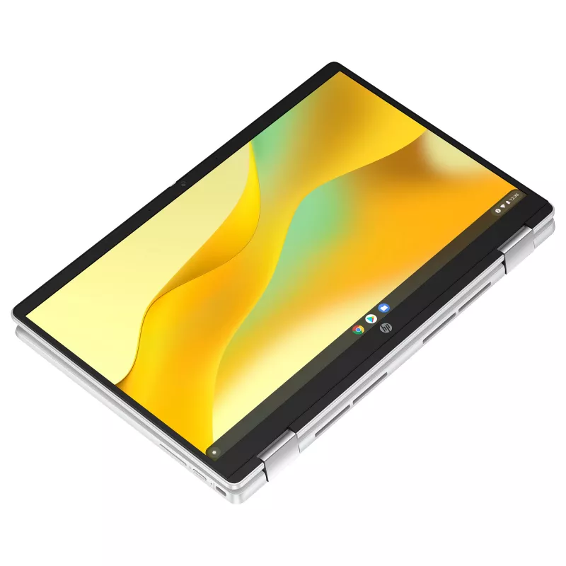 HP Chromebook x360 14b-cd0420ngx - 14 polegadas FHD IPS ecrã tátil conversível - Intel N200 - 8GB RAM - 128GB UFS - Chrome OS - prateado