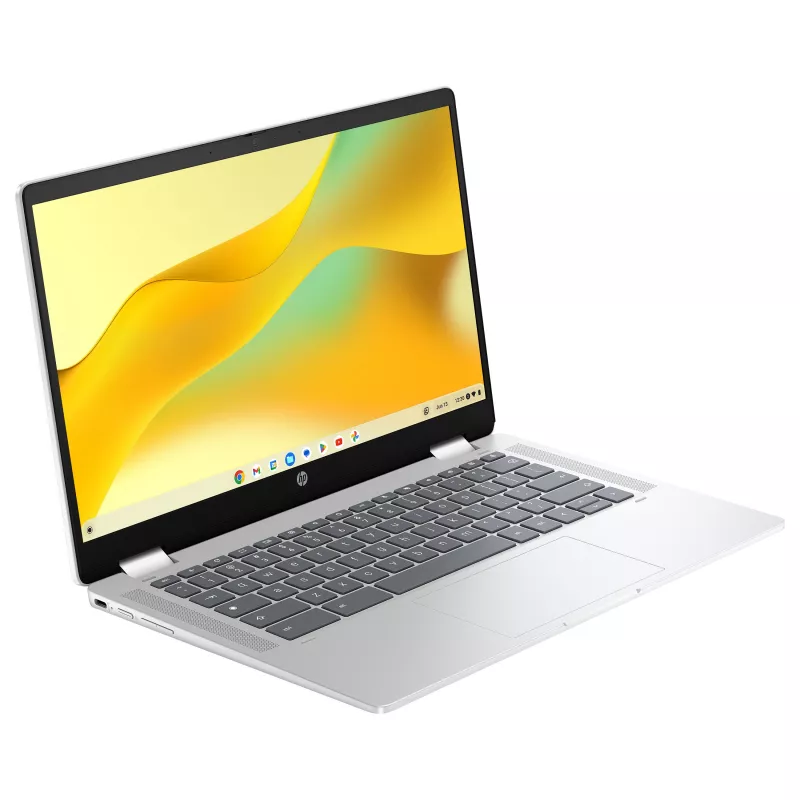 HP Chromebook x360 14b-cd0420ngx - 14 polegadas FHD IPS ecrã tátil conversível - Intel N200 - 8GB RAM - 128GB UFS - Chrome OS - prateado