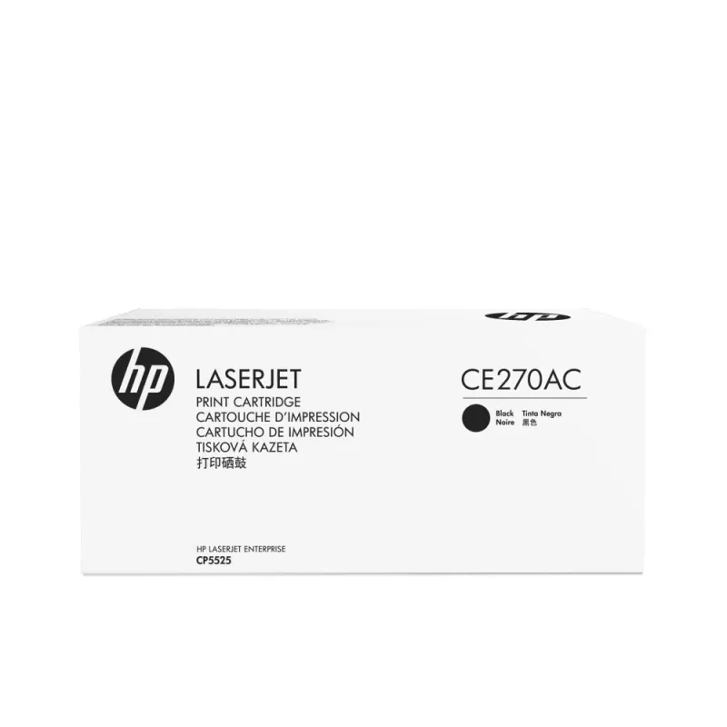 HP CE270AC cartucho de toner contract, preto