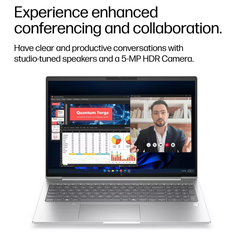 HP EliteBook 6 G2i 16 polegadas WUXGA Intel Core 5 320 16GB RAM 512GB SSD Windows 11 Pro prateado portátil