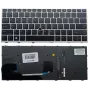 Teclado com retroiluminação para HP EliteBook 730/735/830 G5/G6 com TrackPoint