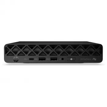 HP EliteDesk 8 Mini G2a Mini PC, AMD Ryzen AI 5 435, 16GB RAM, 512GB SSD, Windows 11 Pro, preto
