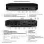 HP EliteDesk 805 G6 Desktop Mini | AMD Ryzen 5 PRO 4650GE | 16GB RAM | 256GB SSD | Windows 11 Pro (Renovado Grau B)