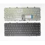 HP Envy série 4-1000 teclado de substituição - layout nórdico, retroiluminado, preto, com moldura