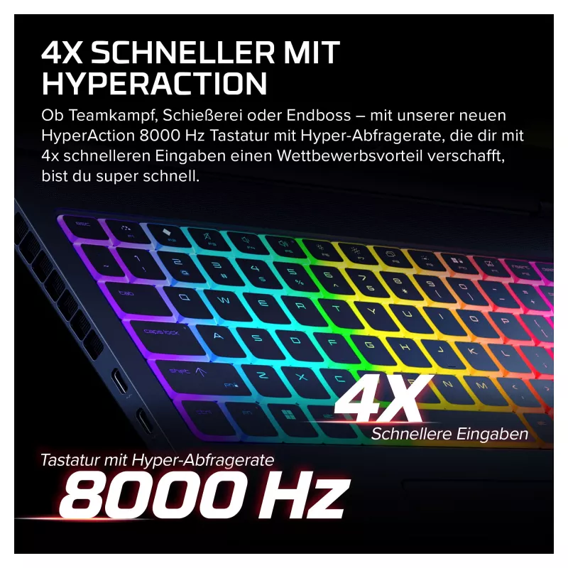 HP HyperX OMEN 16-ah1470ng Portátil gaming de 16 polegadas WQXGA, Intel Core Ultra 7 270HX Plus, 32GB RAM, 1TB SSD, GeForce RTX 5070 Ti, Windows 11 Home