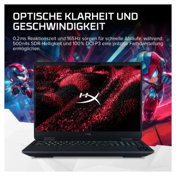 HP HyperX OMEN 16-am2172ng Portátil Gaming, 16 polegadas WUXGA IPS 165Hz, Intel Core i7-14650HX, 24GB RAM, 1TB SSD, GeForce RTX 5070, FreeDOS