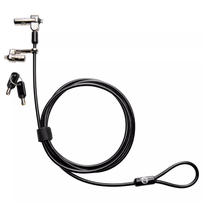 Cabo de segurança HP Nano com fecho para Chromebook 11 G9, 14 G7