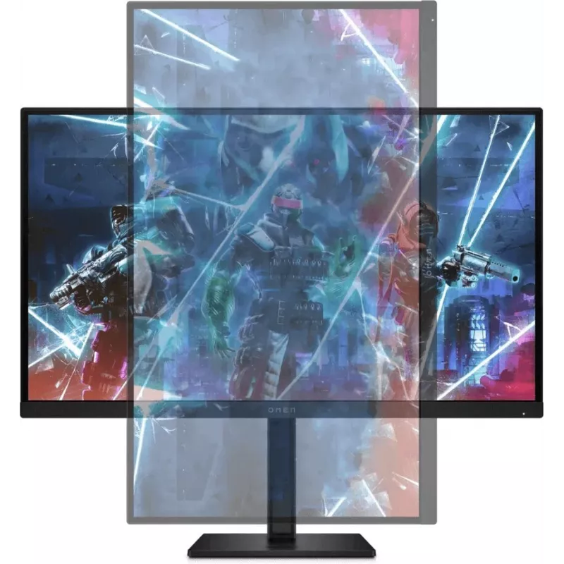 HP Omen 27 27 polegadas QHD IPS monitor gaming, 240Hz, 1ms, HDR400, FreeSync Premium Pro, compatível com G-SYNC (recondicionado)