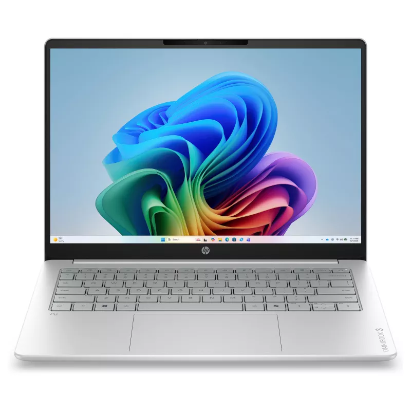Portátil HP OmniBook 3 14-hz0351ngx Snapdragon X X1-26-100 16GB RAM 512GB SSD 14 polegadas Full HD Windows 11 Home - prateado