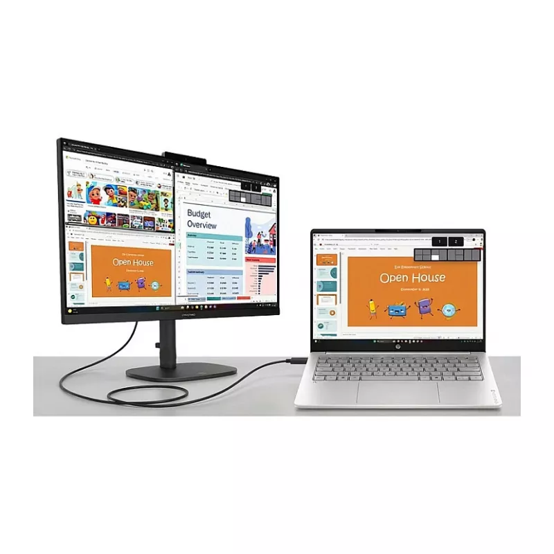 HP OmniBook 3 16-bu0055ngx Portátil de 16 polegadas, Intel Core Ultra 5 225U, 24 GB DDR5-RAM, 512 GB SSD, Windows 11 Home, Prateado