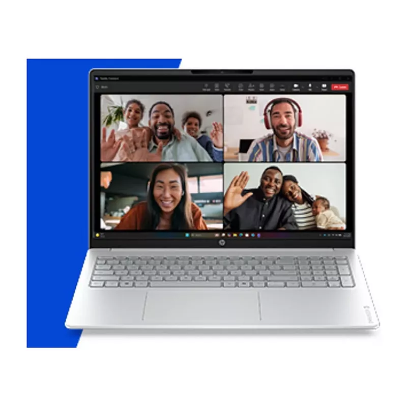 Portátil HP OmniBook 3 16-bu0150ng de 16 polegadas WUXGA IPS, Intel Core 5 120U, 12GB RAM, 512GB SSD, FreeDOS, Natural Silver, teclado alemão