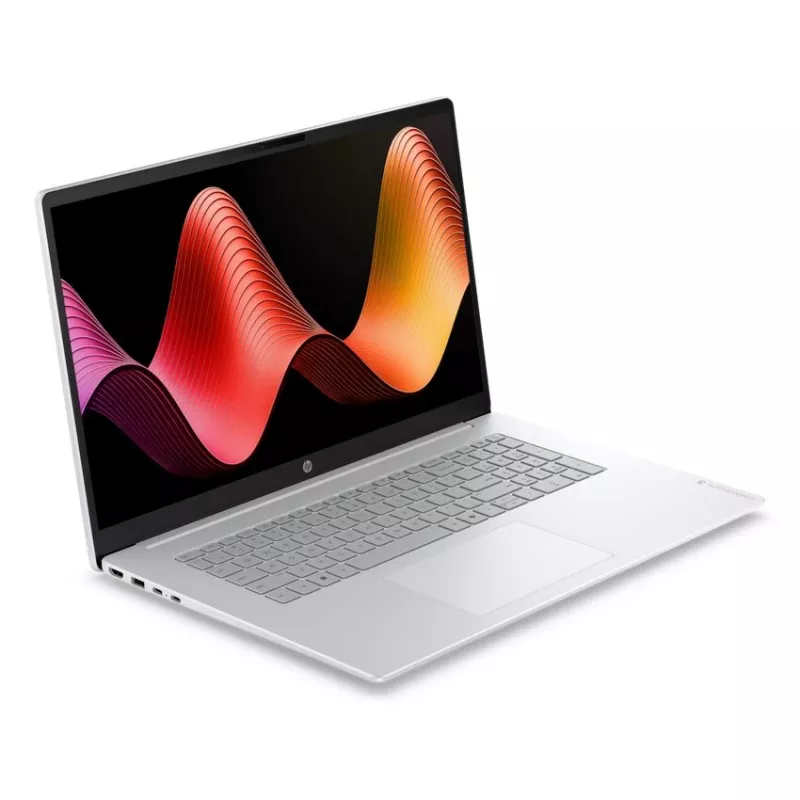 Portátil HP OmniBook 3 17-dk0152ng, 17,3 polegadas FHD IPS, Intel Core 5 120U, 8 GB RAM, 512 GB SSD, FreeDOS, Natural Silver, teclado alemão