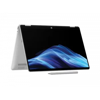 HP OmniBook 5 Flip 14-fp0001nx Portátil, Intel Core Ultra 7 150U, 16 GB RAM, 512 GB SSD, 14,0 polegadas WUXGA ecrã tátil, Windows 11 Home, prateado (recondicionado)