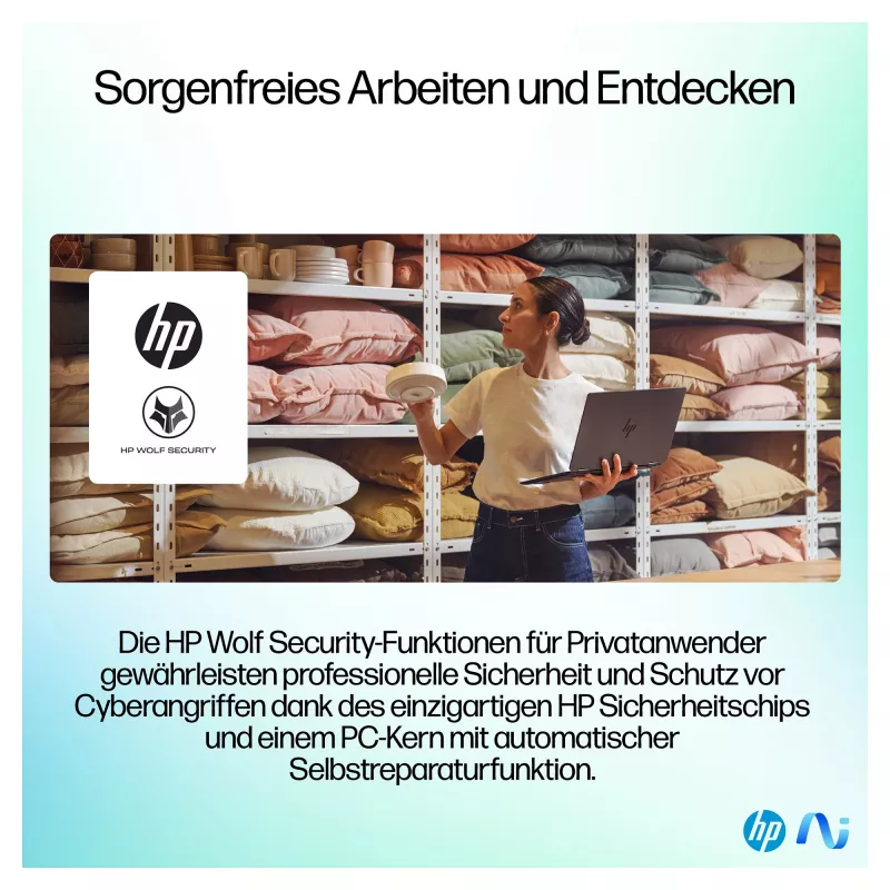 HP OmniBook Ultra Flip 14-fh0678ng portátil 2-em-1, Intel Core Ultra 7, 32GB RAM, 1TB SSD, ecrã tátil OLED de 14 polegadas, Windows 11 Home, prateado natural