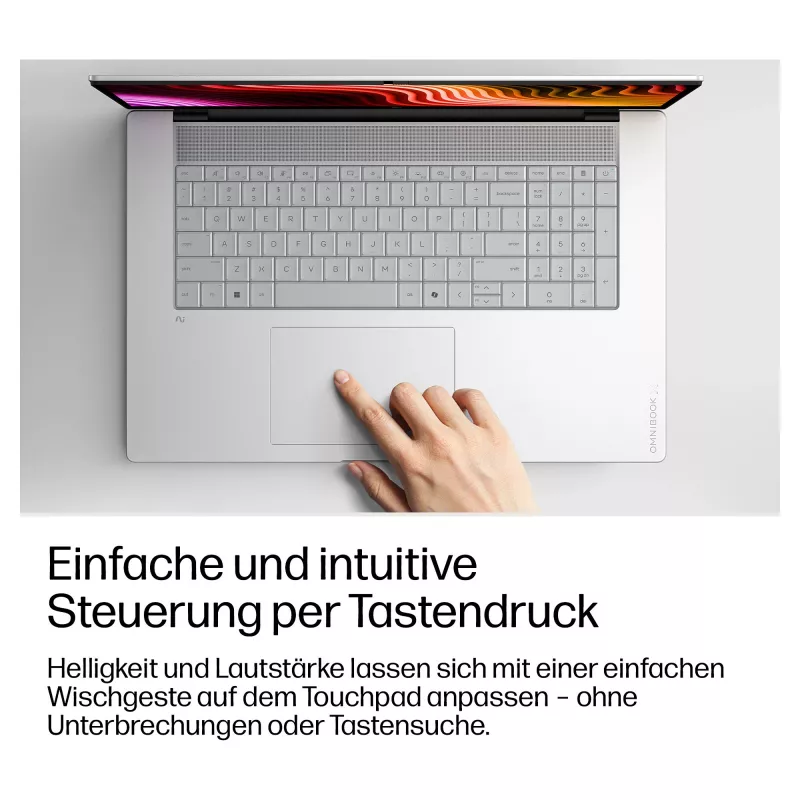 HP OmniBook X 17-de0473ngx Portátil, 17,3 polegadas FHD Touch, Intel Core Ultra X7 358H, 32GB RAM, 1TB SSD, Windows 11 Home