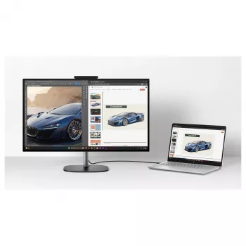 HP OmniStudio X 27-cx0452ng PC All-in-One, 27 polegadas ecrã QHD IPS, Intel Core Ultra 5, 24GB DDR5 RAM, 1TB SSD, Windows 11 Home, branco