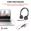 HP Poly Blackwire 3325 Auscultador estéreo com certificação Microsoft Teams USB-C + jack 3,5mm + adaptador USB-C/A