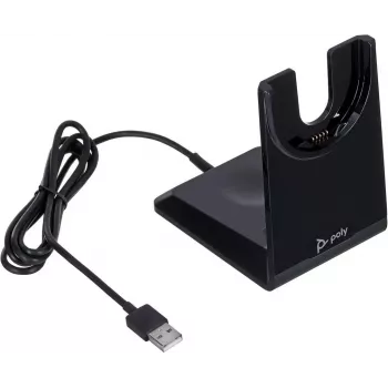 HP Poly Base de Carregamento para Série Voyager 4300 UC 4310, 4320, Voyager Focus 2 Office, 2 UC (220265-01)