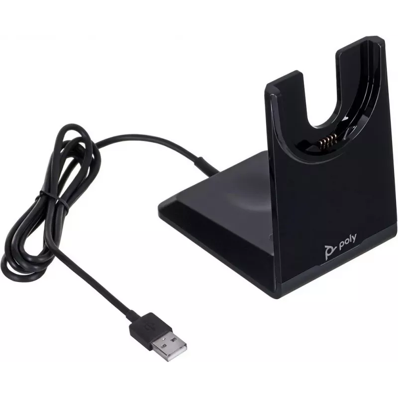 HP Poly Base de Carregamento para Série Voyager 4300 UC 4310, 4320, Voyager Focus 2 Office, 2 UC (220265-01)