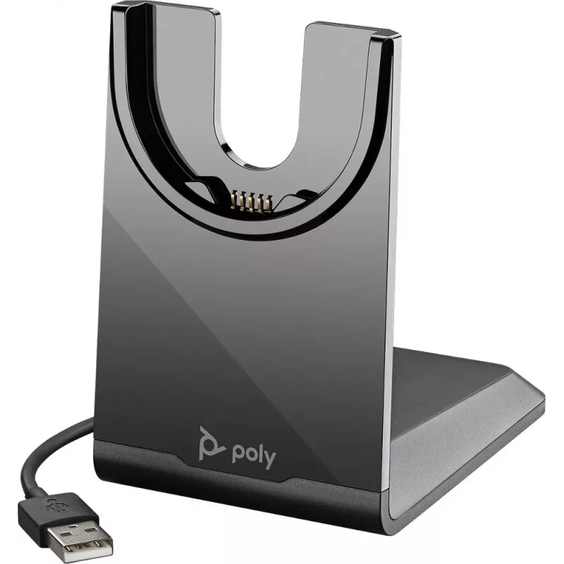 HP Poly Base de Carregamento para Série Voyager 4300 UC 4310, 4320, Voyager Focus 2 Office, 2 UC (220265-01)
