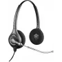 HP POLY Plantronics SupraPlus H261H Auscultador com fios binaural de banda larga com microfone com cancelamento de ruído (87129-02)