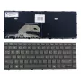 Conjunto de teclado de portátil HP ProBook 430 G5 / 440 G5 com moldura, inglês US, retroiluminado, preto