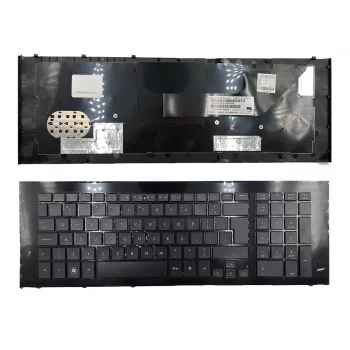 HP ProBook 4720s Teclado UK – preto, tamanho completo, chiclet, mecanismo de tesoura, bloco numérico, cabo flat interno