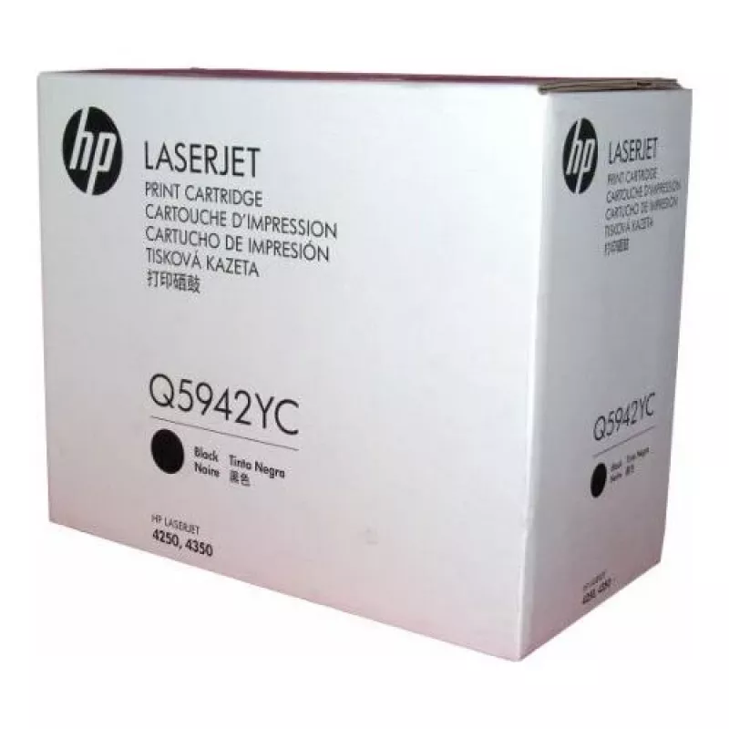 HP Q5942YC cartucho de toner contract, alta capacidade, preto