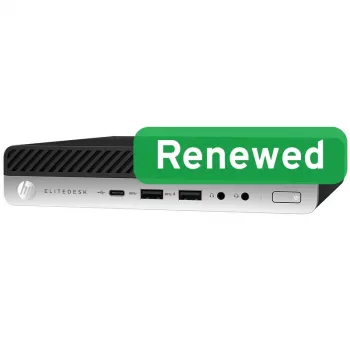 Mini PC HP EliteDesk 800 G4 recondicionado, Intel Core i5-8500T, 8GB RAM, 256GB SSD, Windows 11 Pro