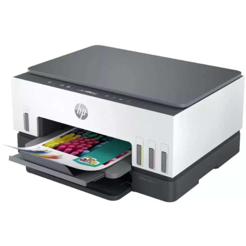HP Smart Tank 670 Impressora multifunções jato de tinta cor A4 12 ppm USB Wi-Fi Bluetooth