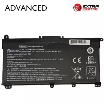 HP TF03XL Bateria compatível para portátil 11,55 V 3400 mAh - Extra Digital Advanced NB461394