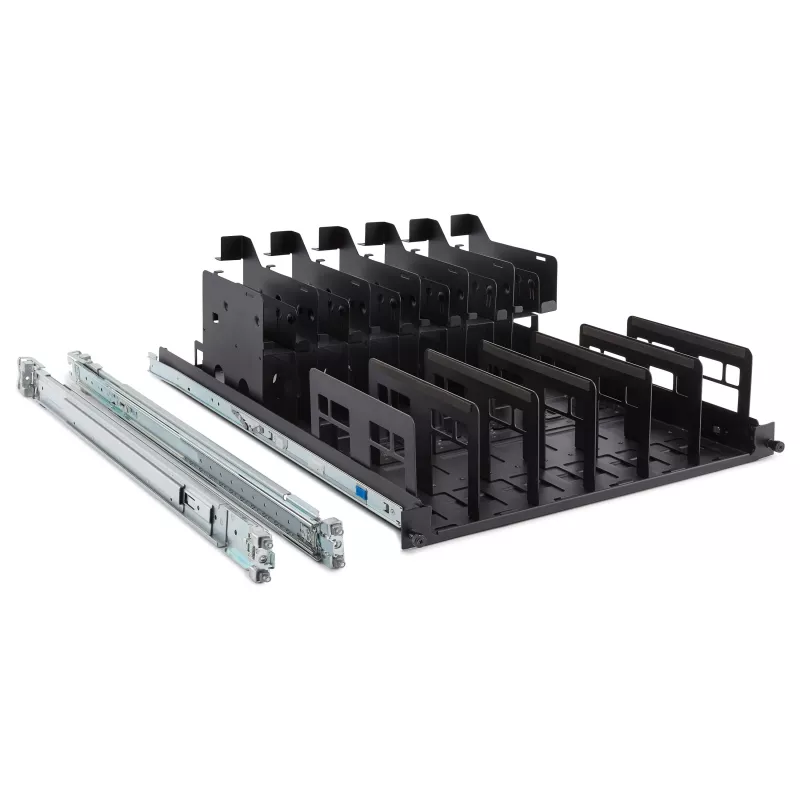 Kit de calhas para rack HP Z2 Mini G9 - conjunto de montagem em calhas deslizantes 1U sem ferramentas para mini-workstations