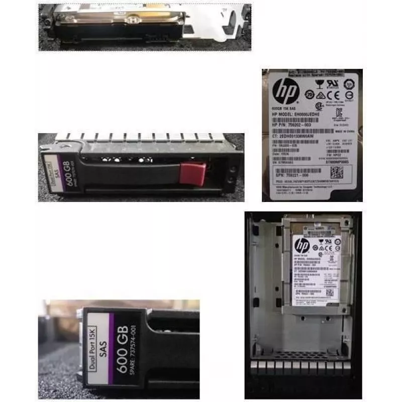 HPE 600GB 3,5 polegadas 15K SAS 12Gb/s disco rígido enterprise (737574-001)