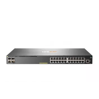 Switch gerido HPE Aruba 2930F 24 portas Gigabit PoE+ 4SFP