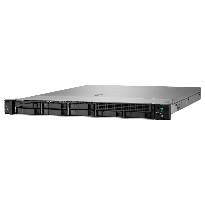 Servidor Rack 1U HPE ProLiant DL320 Gen12, Intel Xeon 6505P 2,2GHz 12-Core, 64GB DDR5 RAM, 8 SFF Hot-Plug, MR408i-o, 2x1000W
