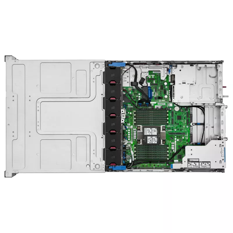 Servidor Rack 2U HPE ProLiant DL340 Gen12 com Intel Xeon Gold 6505P, 64GB DDR5, 8 baías SFF, MR408i-o, 2x fonte de alimentação 1000W