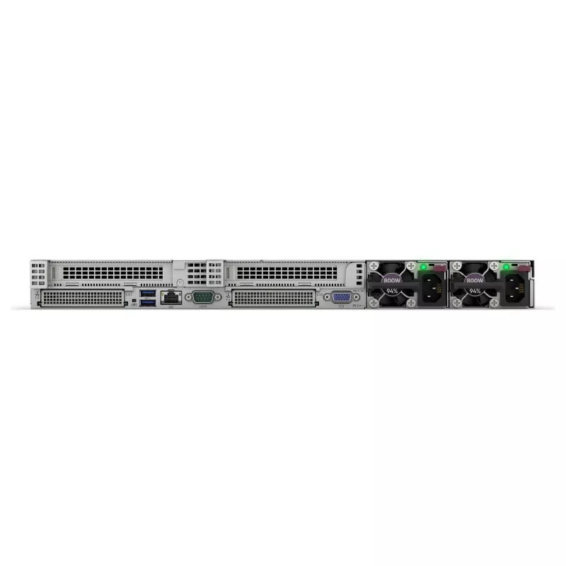 Servidor Rack 1U HPE ProLiant DL365 Gen11, AMD EPYC 9115 2,6GHz 16-Core, 64GB DDR5, 8 SFF Hot-Plug, MR408i-o, 2x fonte de alimentação redundante 1000W