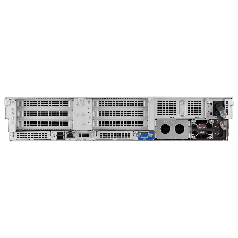 HPE ProLiant DL380 Gen12 servidor, Intel Xeon 6505P 2.2GHz 12-Core, 64GB DDR5 RAM, 8 SFF Hot-Plug Bays, controlador MR408i-o, 2x1000W PSU redundante, rack 2U