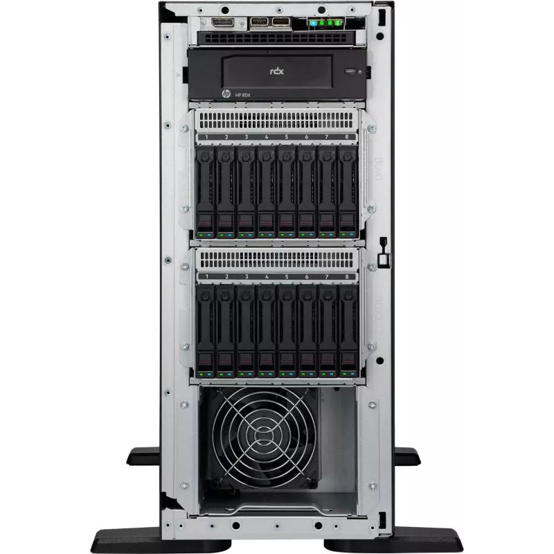 HPE Servidor ProLiant ML110 Gen11 - Intel Xeon Silver 4510 2,4 GHz 12-Core 1P 64 GB RAM 8SFF NS204i-u MR408i-o 2x1000W PS