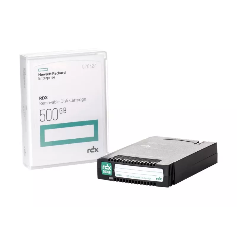 Cartucho de disco removível HPE RDX 500 GB / 1 TB Q2042A