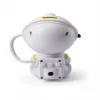 Projetor de astronauta sentado com céu estrelado e nébula HQ com cabeça rotativa 360° e controlo remoto branco