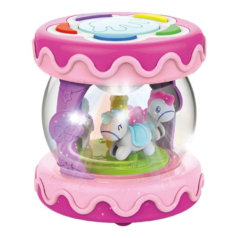 Bateria de brinquedo Huanger HE0702 - multicolorida, brinquedo educativo interativo para bebés a partir dos 6 meses
