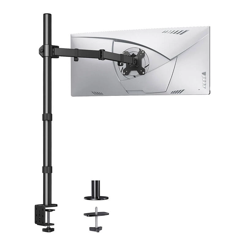 Suporte para monitor individual HUANUO HNCM9 para ecrãs de 13-32 polegadas, braço a gás, fixação à secretária/por passagem, preto