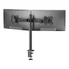 Suporte para monitor individual HUANUO 13-30 polegadas HNCM7 - braço articulado, fixação à secretária/por passagem, VESA 75x100, preto