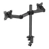 Suporte para monitor individual HUANUO 13-30 polegadas HNCM7 - braço articulado, fixação à secretária/por passagem, VESA 75x100, preto