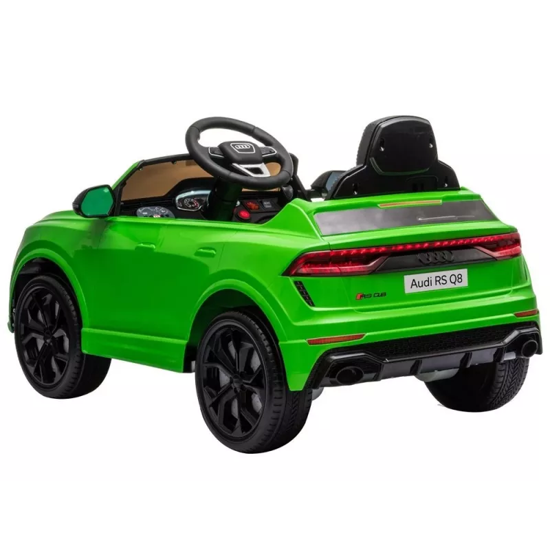 HUAWEI Audi RS Q8 carro a pilhas com luzes LED, MP3 e comando verde